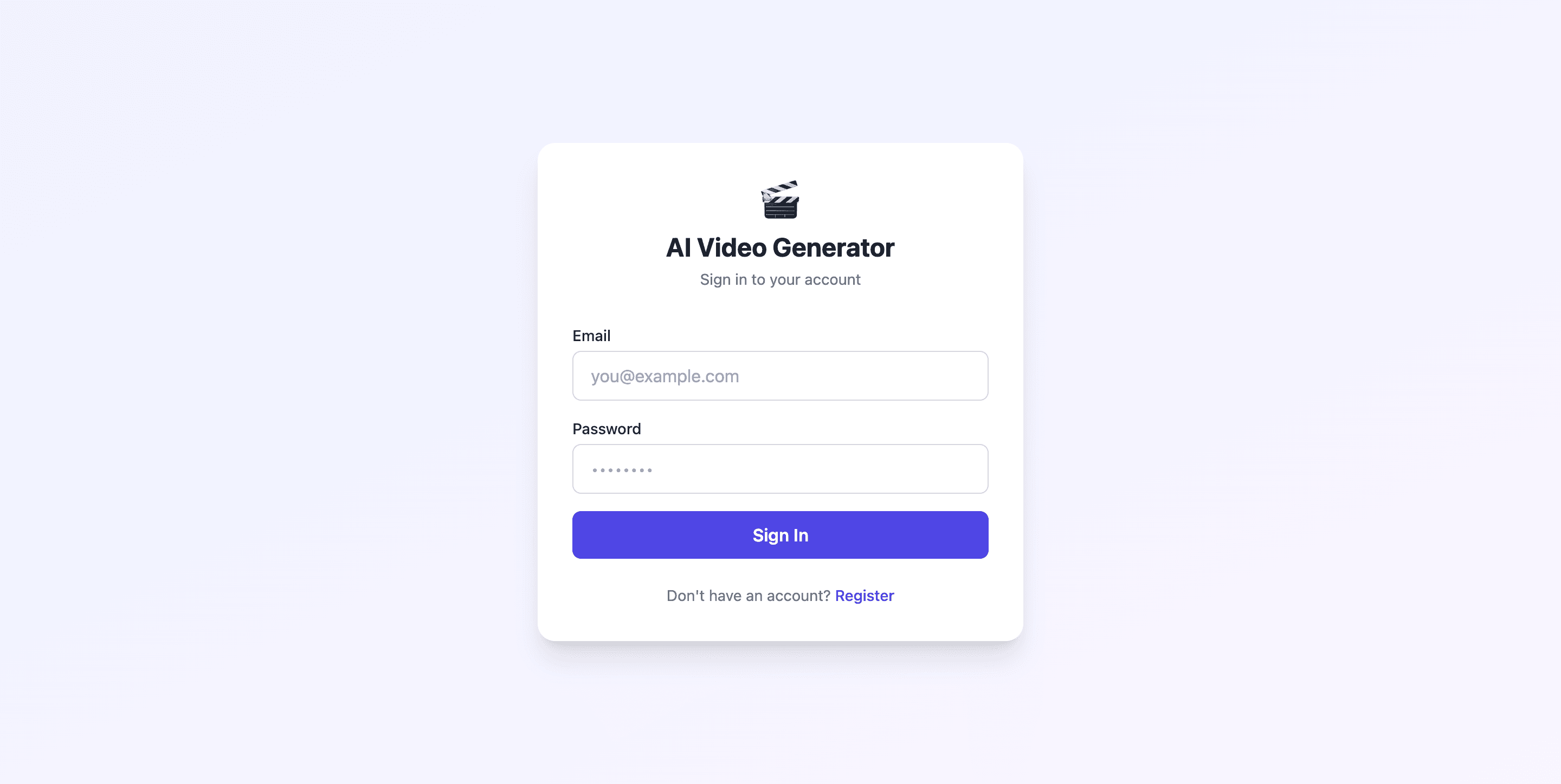 AI Video Generator screenshot